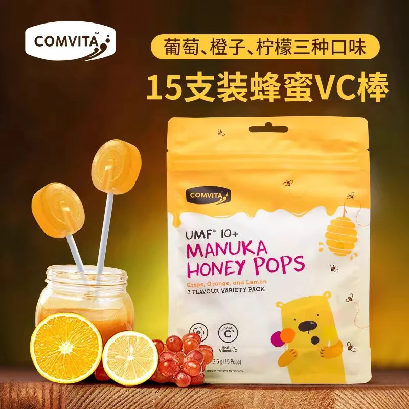 comvita康维他UMF10+麦卢卡蜂蜜VC棒棒糖(混合口味)15支