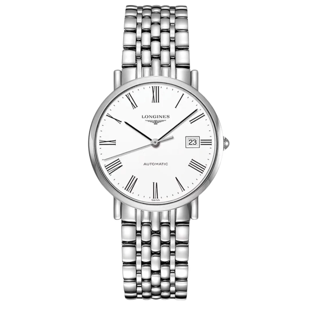 99新 Longines/浪琴 余/博雅810-910罗马白/公价15500/表径39/男