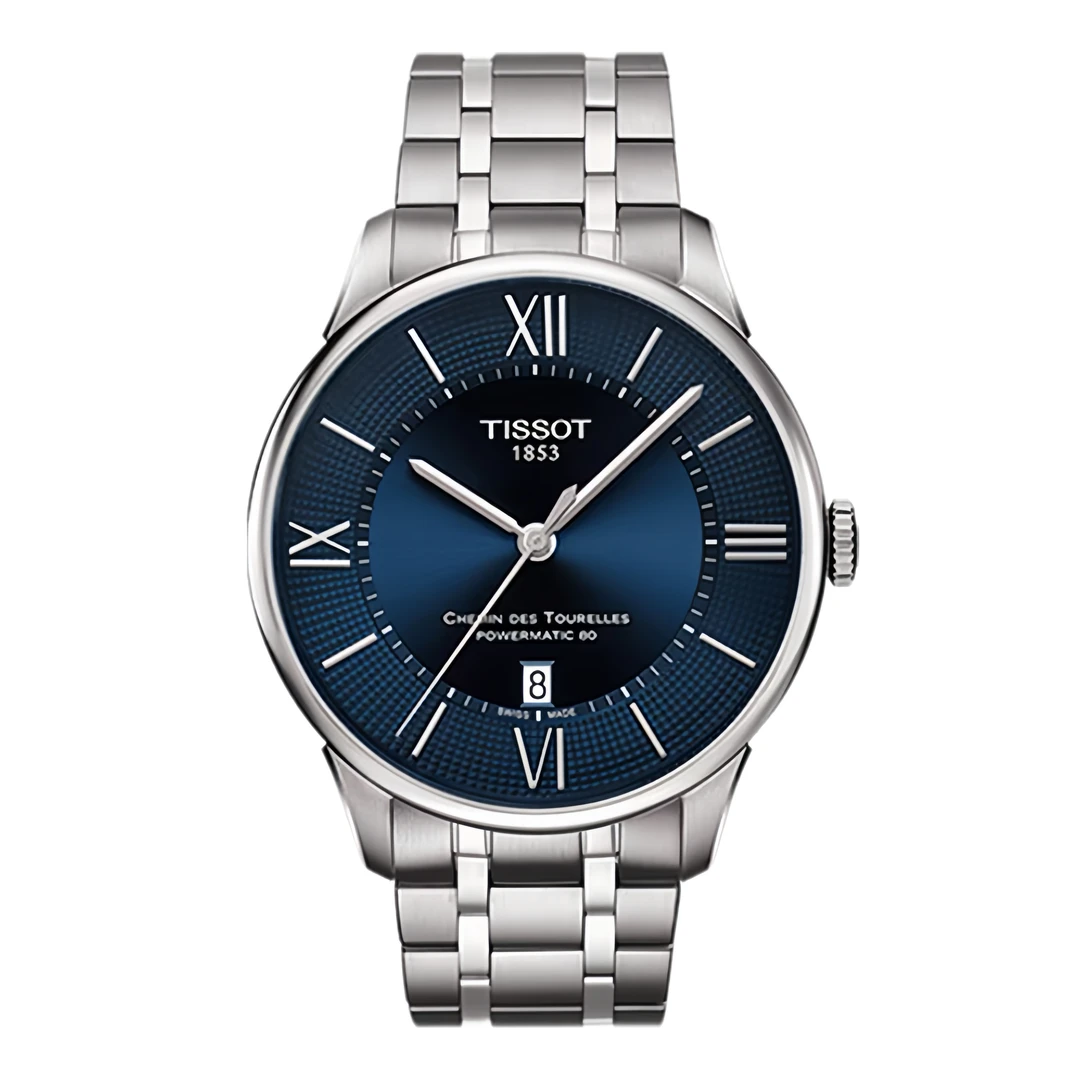 99新 Tissot/天梭 壹/杜鲁尔蓝色099407/表径42mm/名表/经典时尚