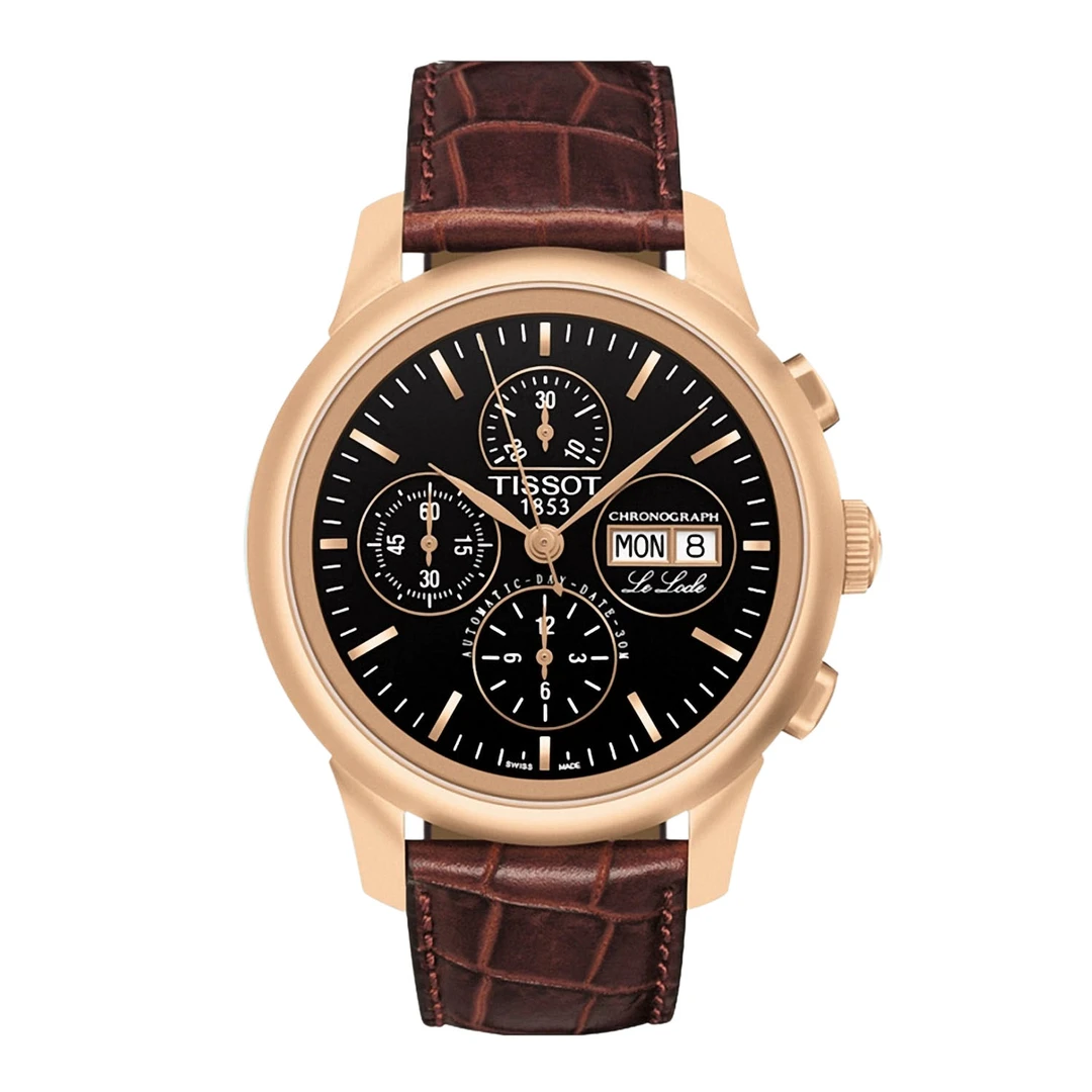 99新 Tissot/天梭 壹/卡森系列T41双历/42表径/男士