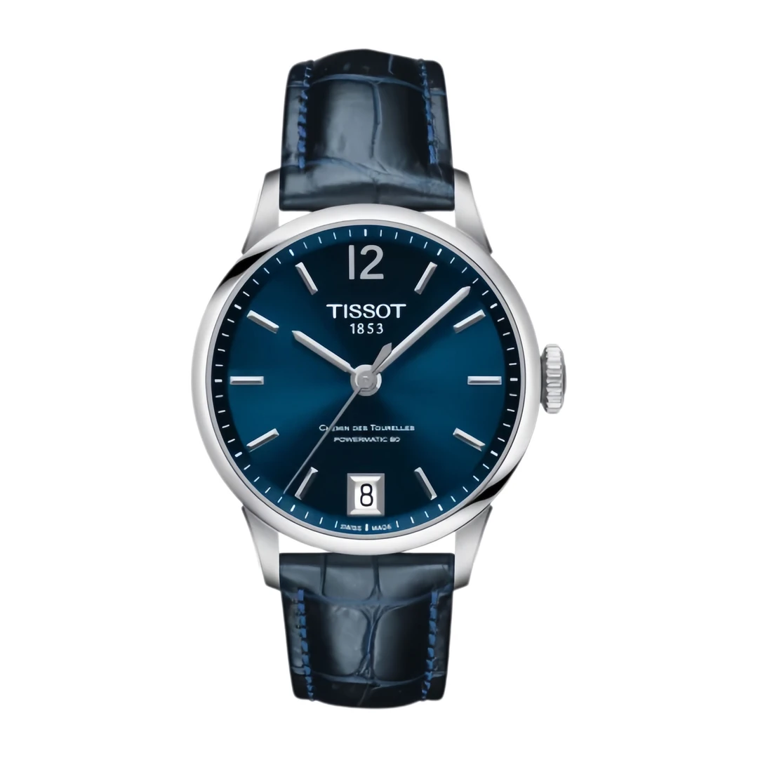 99新 Tissot/天梭 壹/杜鲁尔099207/蓝/表径32mm/全套/女士时尚