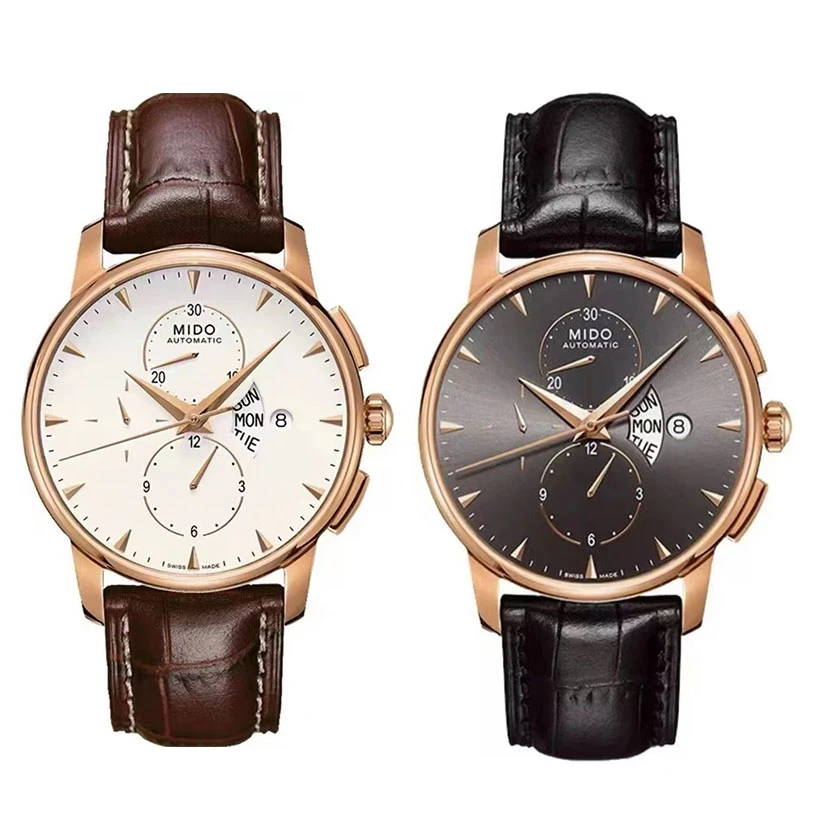 99新 Mido/美度 壹/贝伦赛丽8607/表径42mm/全套/男士/经典时尚