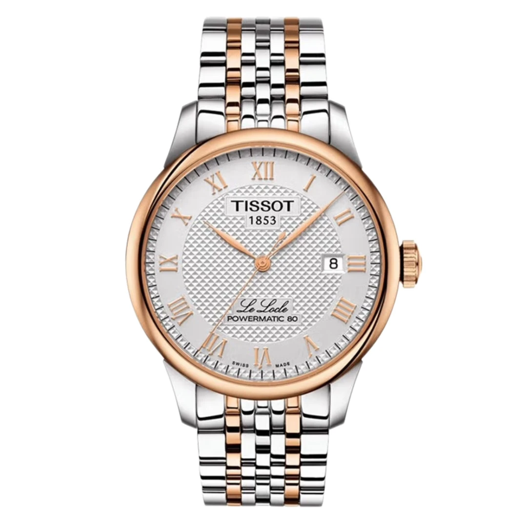 全新未使用 Tissot/天梭 壹/力洛克006407玫瑰金/公价6050/39.3mm