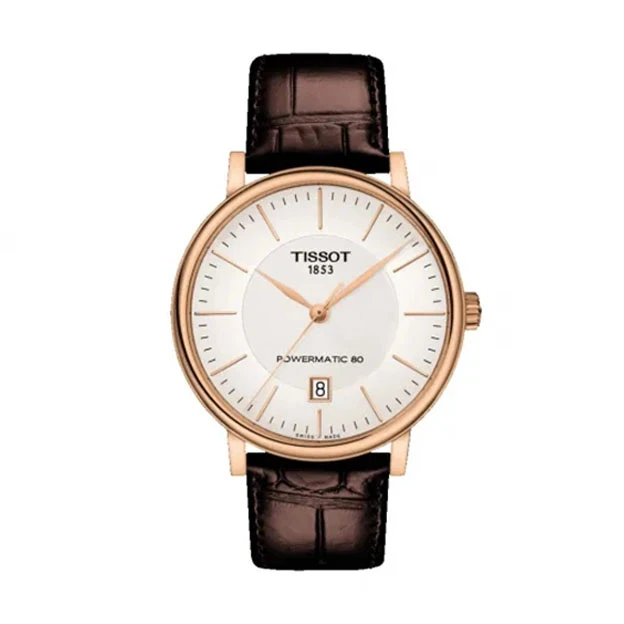 99新 Tissot/天梭 壹/卡森122407金边/表径40mm/名表/男士经典