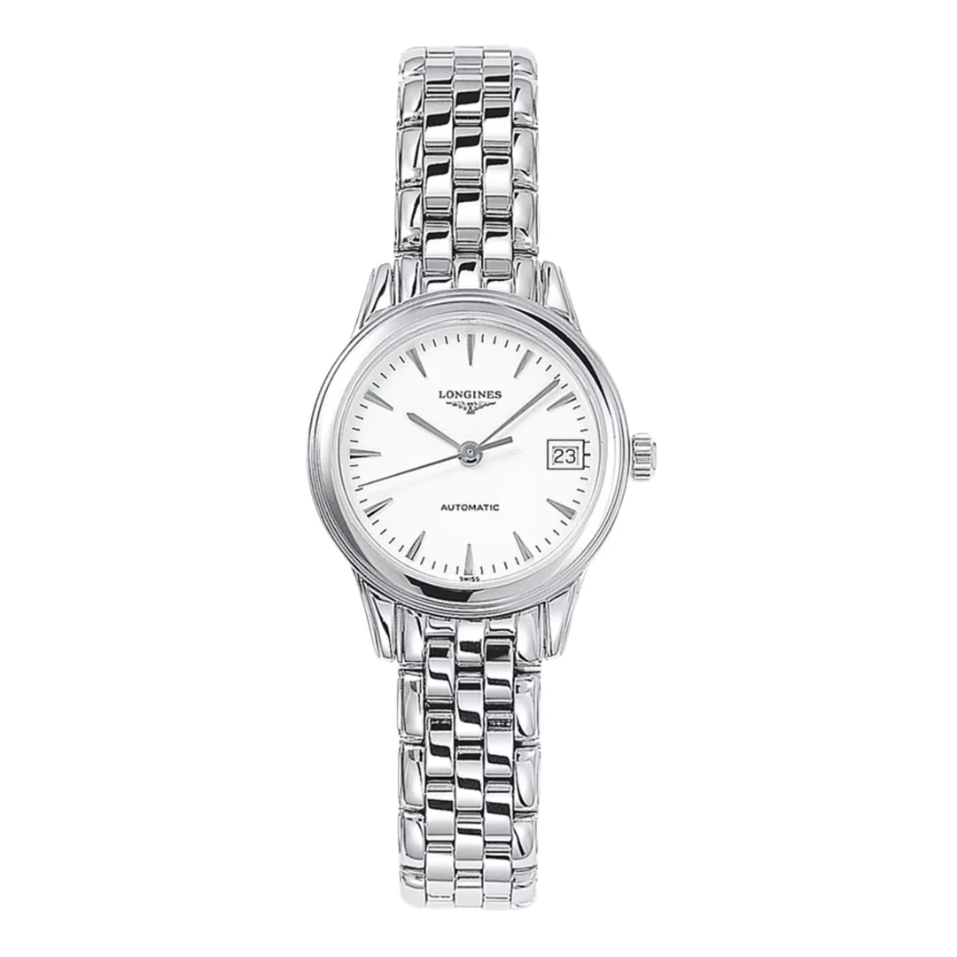 99新 Longines/浪琴 壹/军旗274条钉白/表径26mm/全套/女/优雅