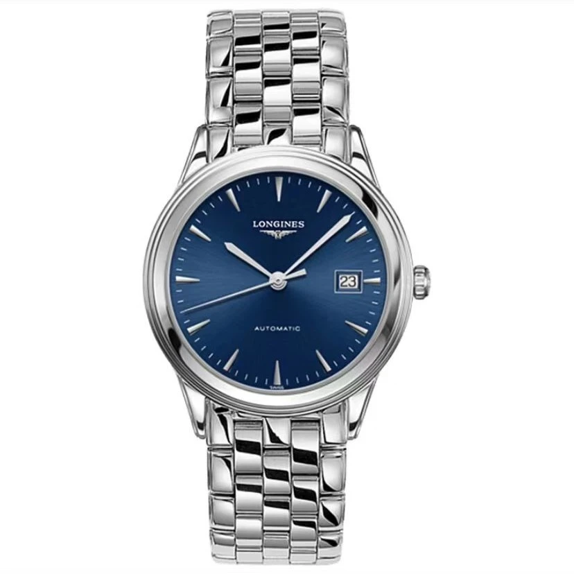 99新 Longines/浪琴 余/军旗984蓝/40表径/名表/男士/经典优雅