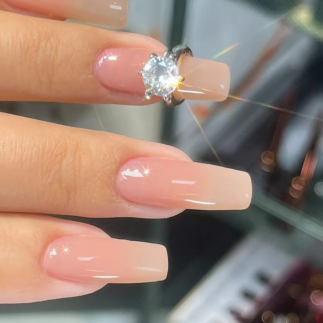 美甲专用钻戒复古链条三叶花银杏叶蝴蝶结金堆堆钻极光钻穿戴式