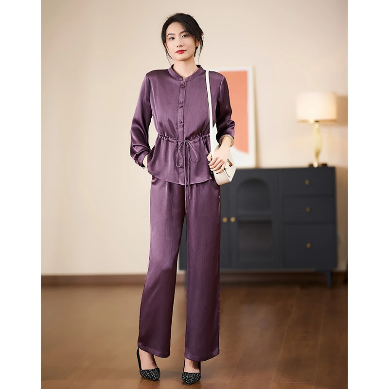 【两件套】迪欧芙2025年春季新款高定轻奢小众秋款两件套#QTZ87122