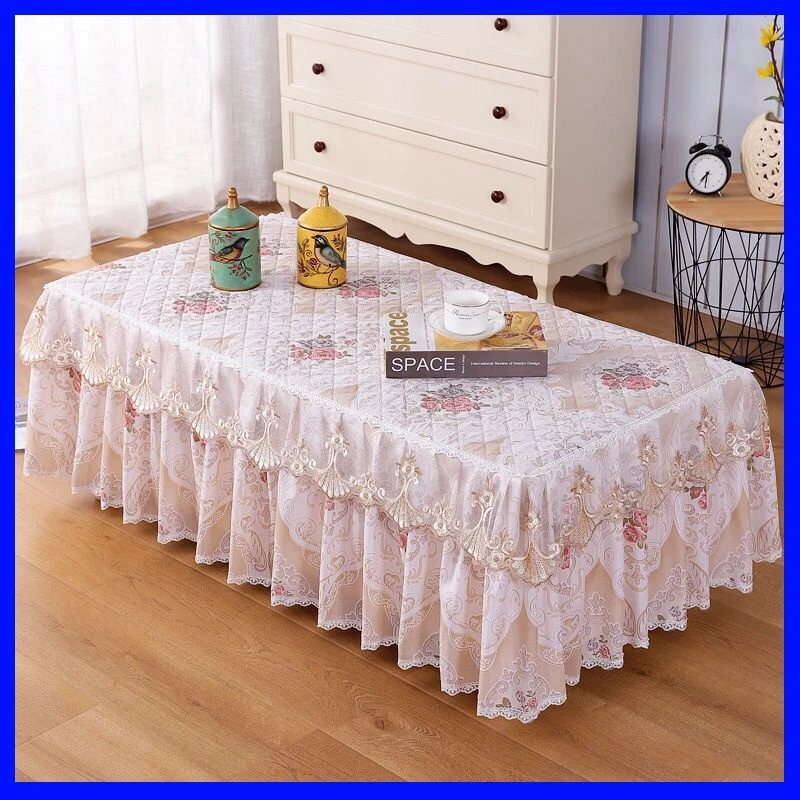 推荐茶几罩桌布茶几套防滑加厚做餐桌布艺家用客厅茶几垫防尘罩