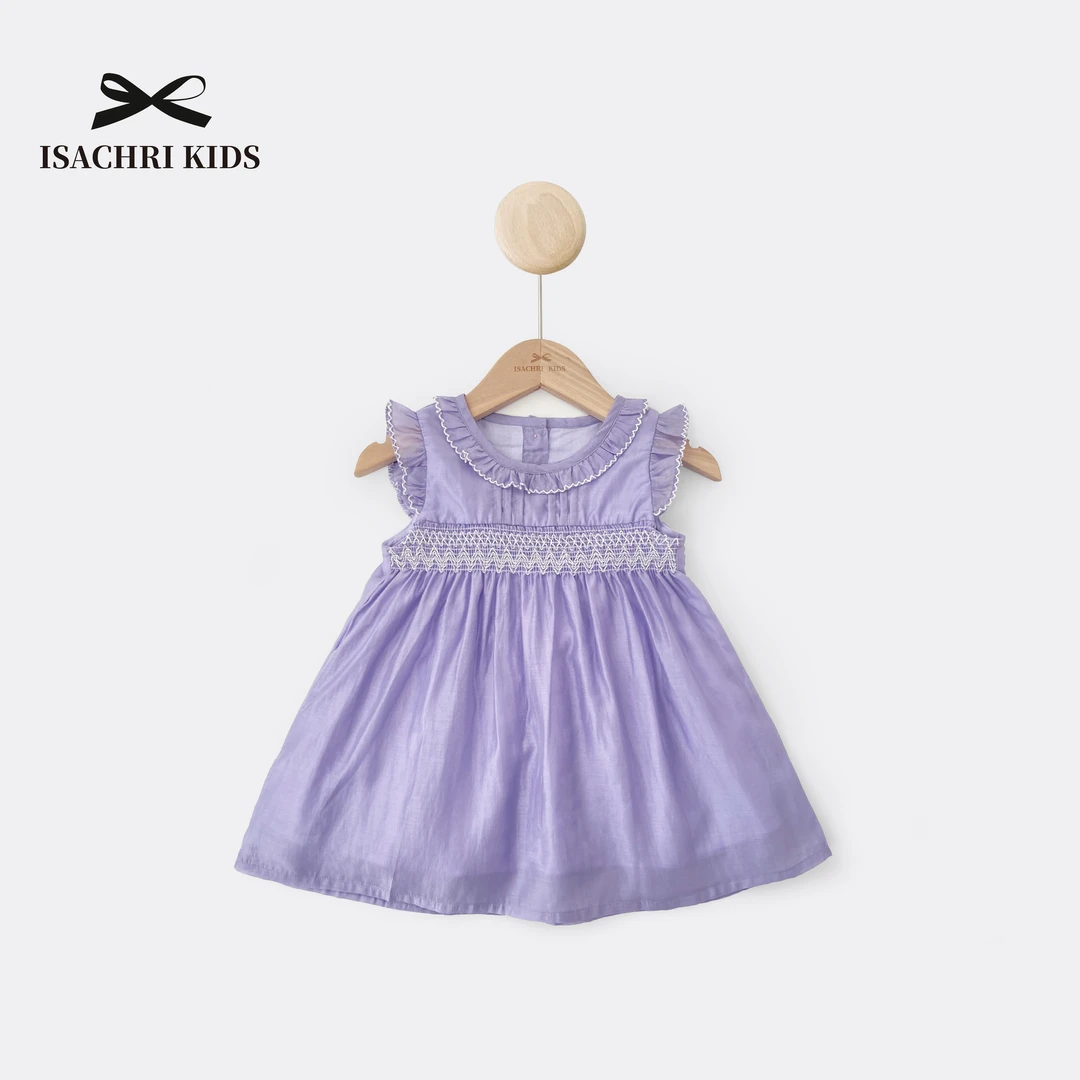 【1月14日反季清】克洛伊重工打揽！小飞袖连衣裙女童时尚洋气 IS044