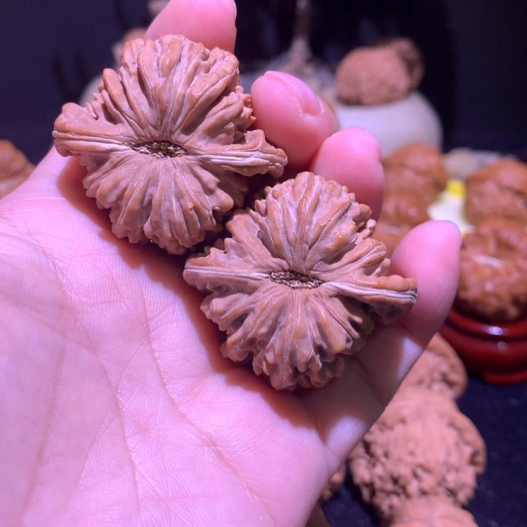 【闪购商品】文玩核桃把件明***✪42山地楼