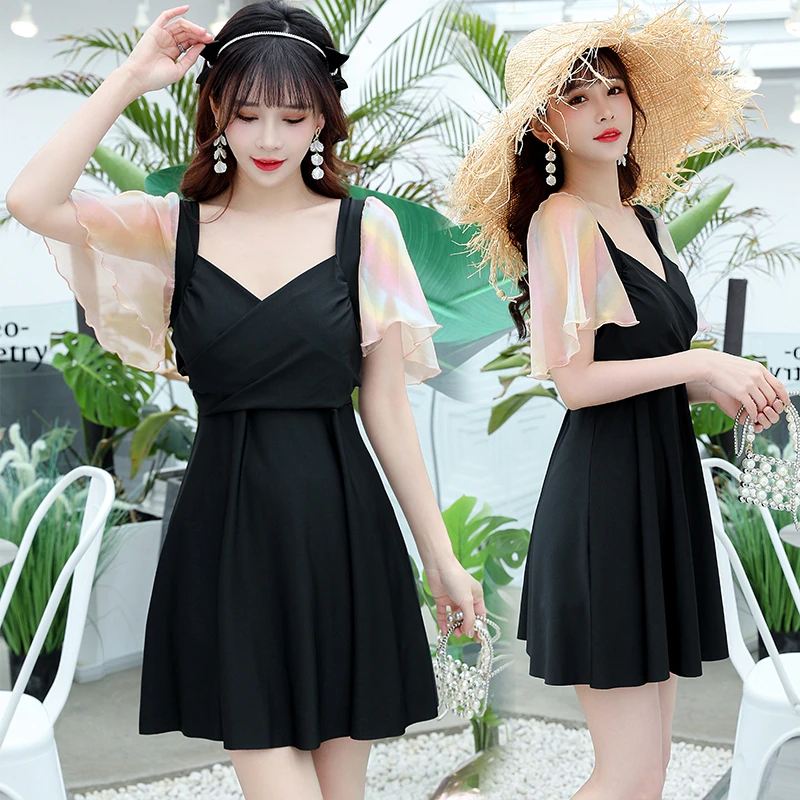 大码泳衣女2025新款分体性感二件套遮肚显瘦胖mm200斤韩国ins泳装