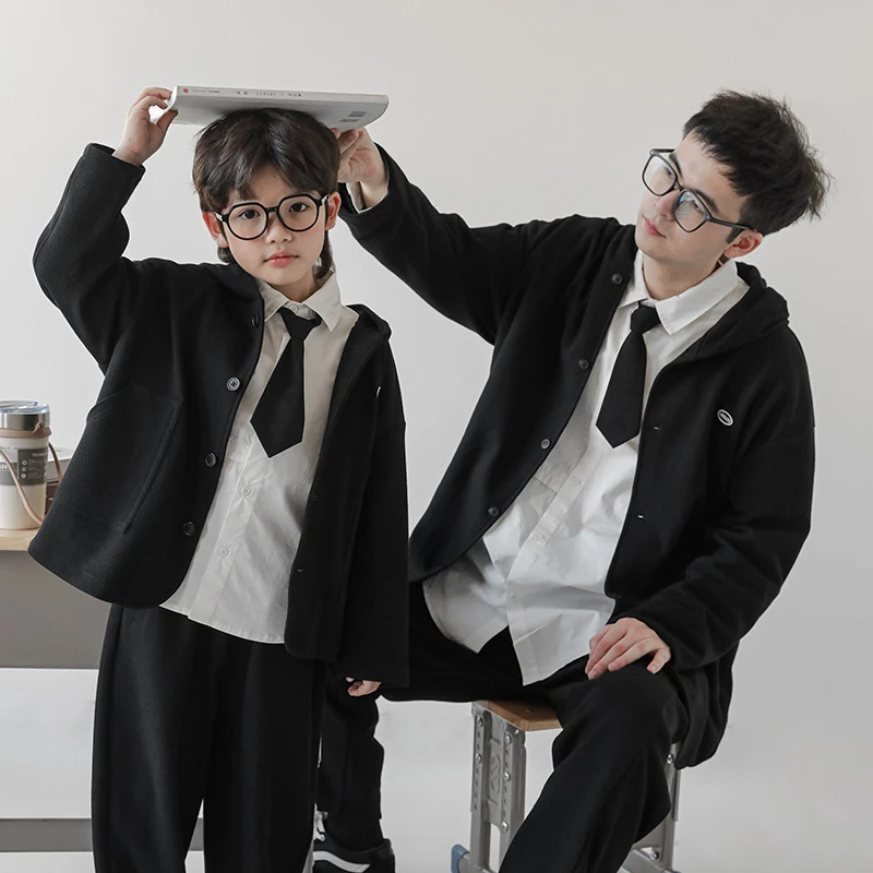 【春秋清】男童运动开襟卫衣秋季中大童休闲上衣QG1761