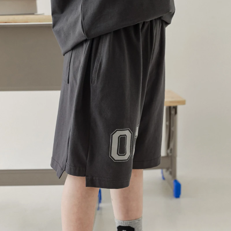 【2024夏款青】oddtails男童运动短裤童装中大童休闲裤子QG1647