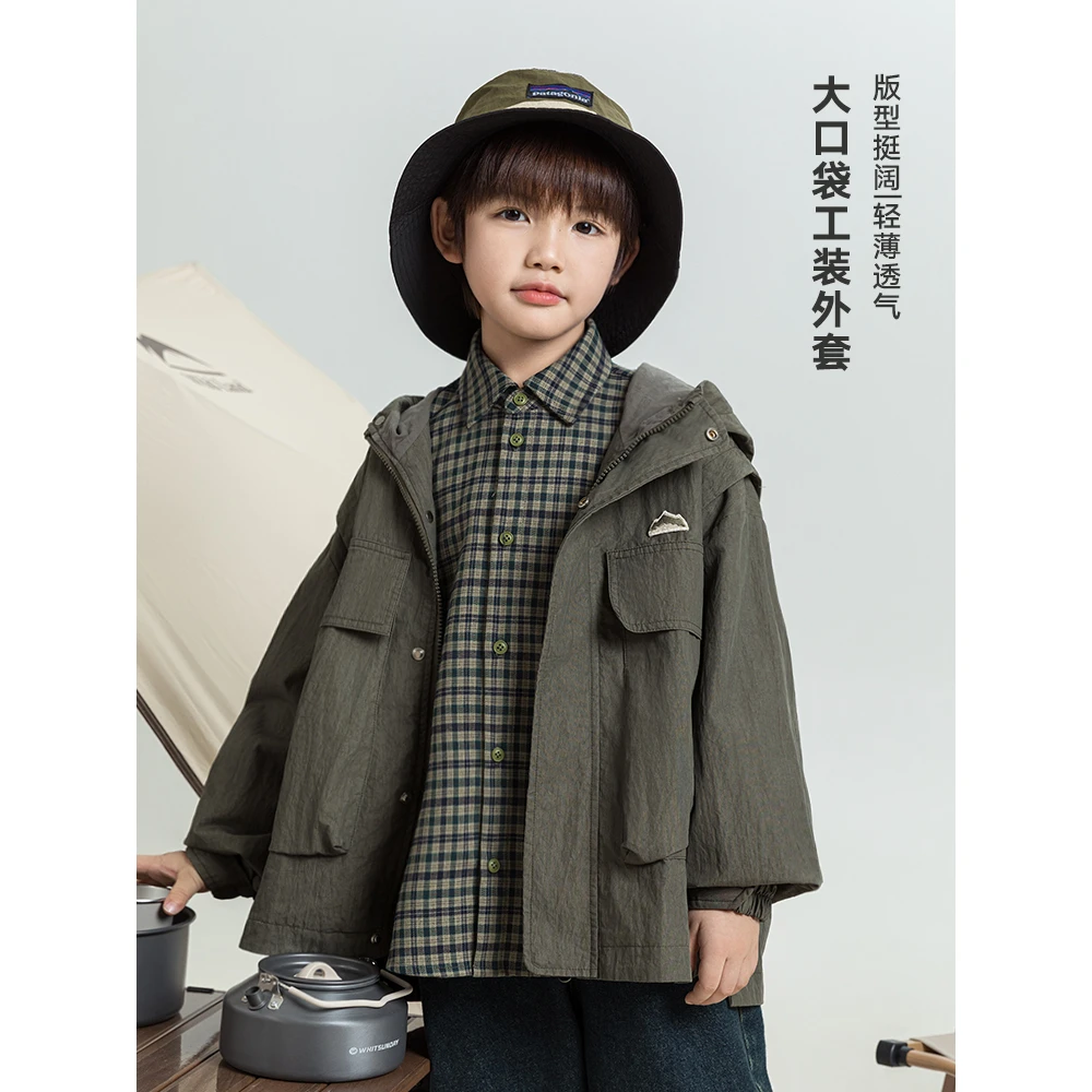 【2025清】oddtails 春秋翻领秋季连帽宽松帅气秋冬轻薄透气QG2408