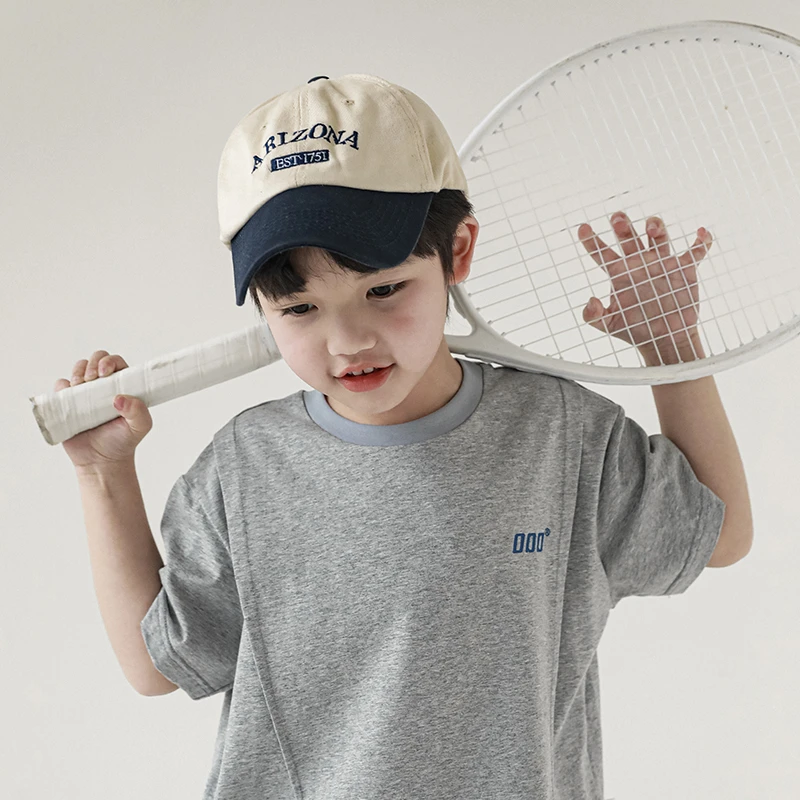 【夏款清】oddtails男童百搭T恤中大童潮流帅气圆领上衣QG1610