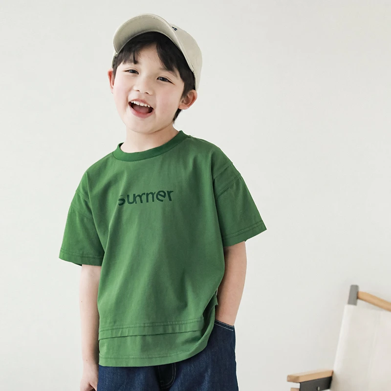 【夏款清】oddtails男童夏季薄款休闲T恤中大童QG1576