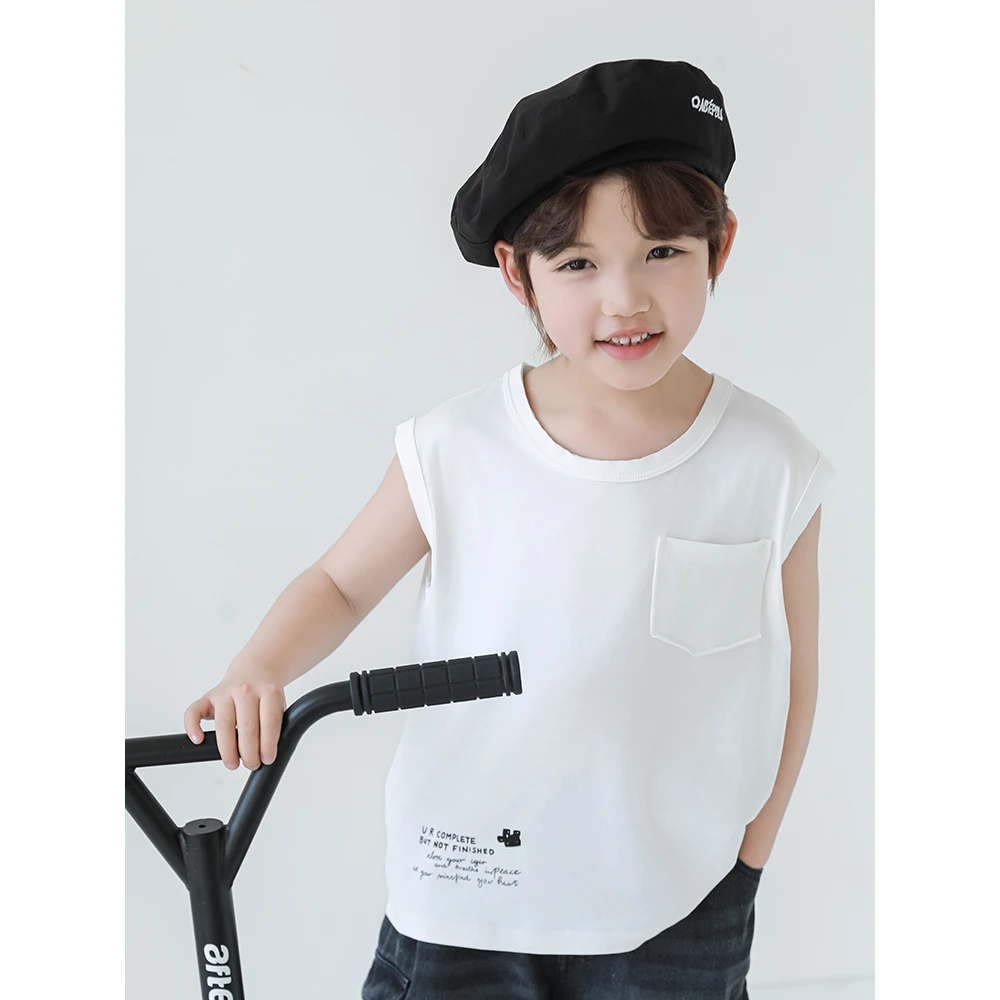 【夏款清】oddtails男童背心无袖运动夏款夏季男孩上衣QG2172