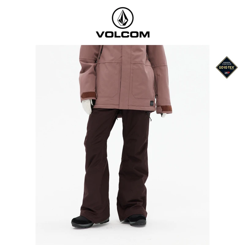 【G-tex2L】VOLCOM钻石户外专业2025新款防水硬壳滑雪裤H1252301