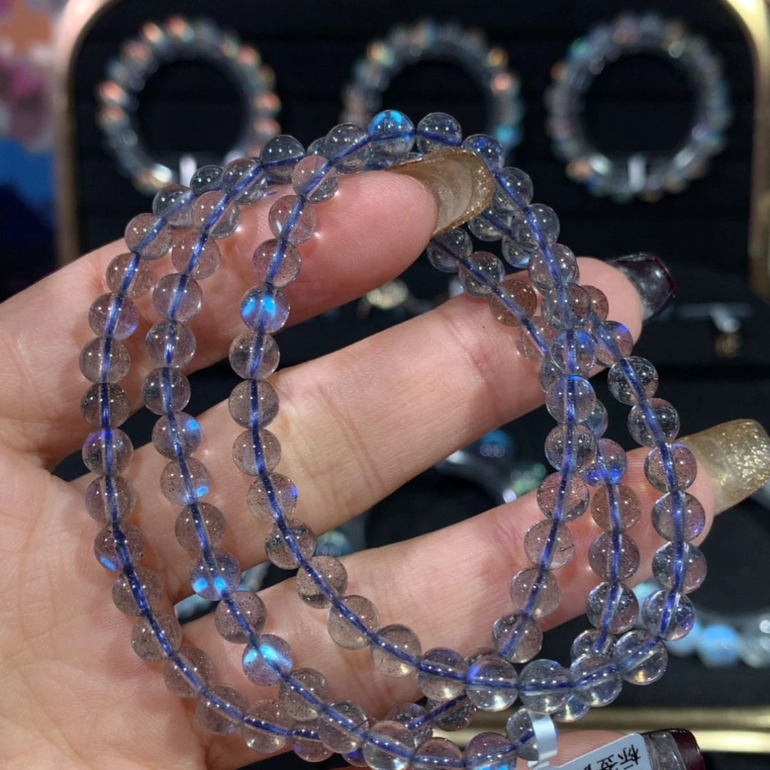 拉长石手链5.8未镶嵌