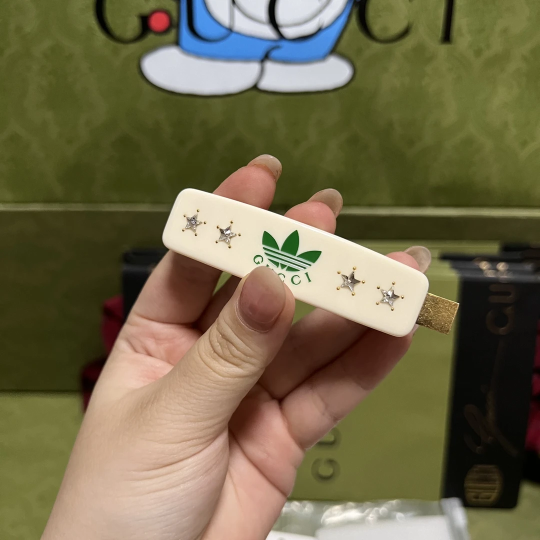 全新未使用 GUCCI/古驰 GUCCI古驰乳白色发卡
