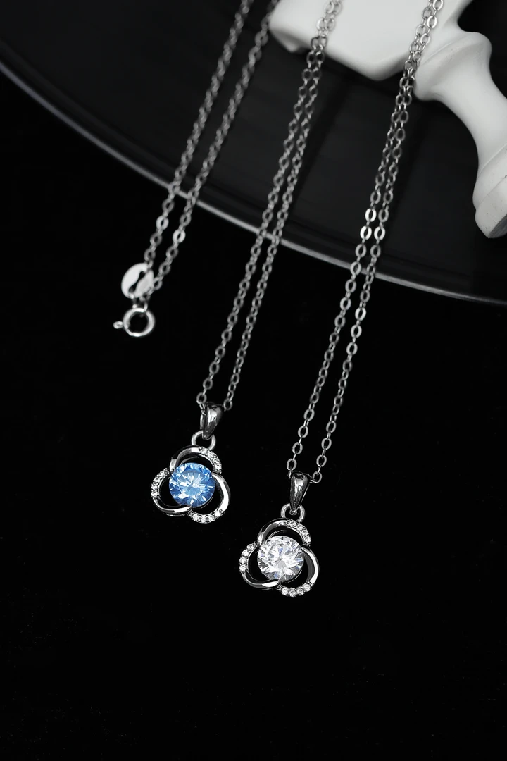 链子925银锆石 【伊可菲丽-三生有幸】项链七夕情人节气质轻奢时尚