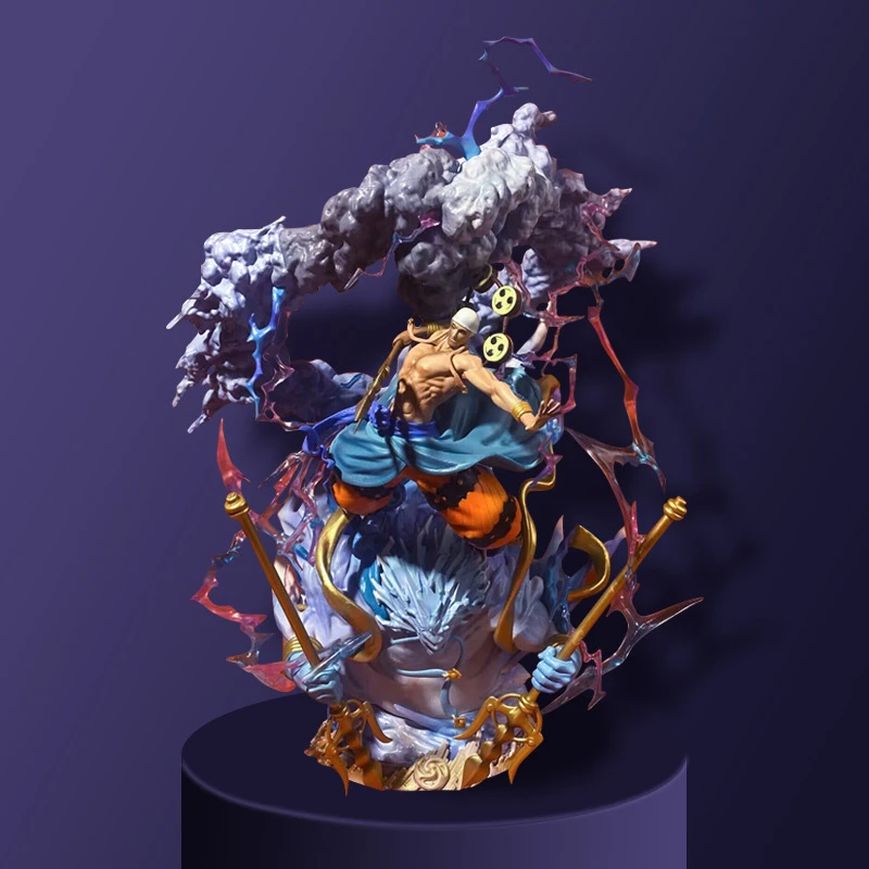 四小狼海贼王 GK LS 艾尼路 雷神 七武海 手办雕像模型摆件周边公