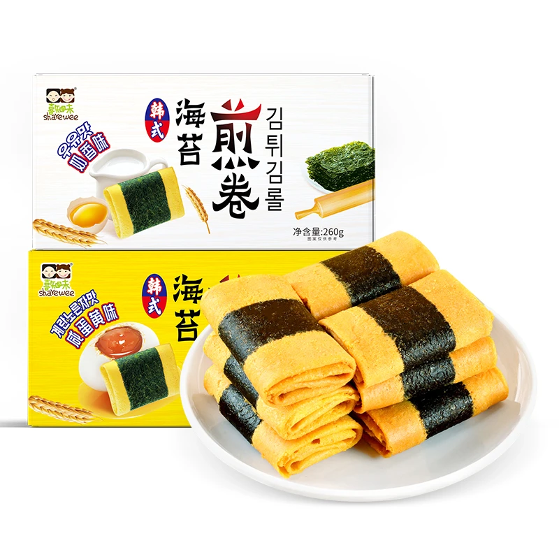 喜知味海苔煎卷整箱凤凰卷即食零食儿童办公下午茶韩式蛋卷伴手礼