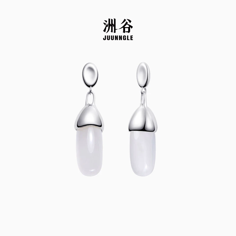 juunngle lab 925银耳饰 沧海耳坠女小众气质高级感耳饰品ins礼物