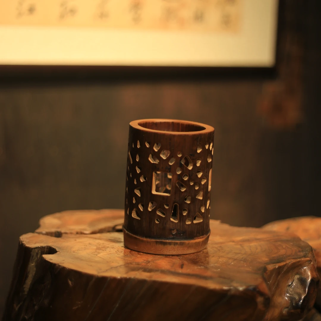 【安和】茶道筒  茶道六君子收纳桶筒单个茶筒泡茶工具花瓶