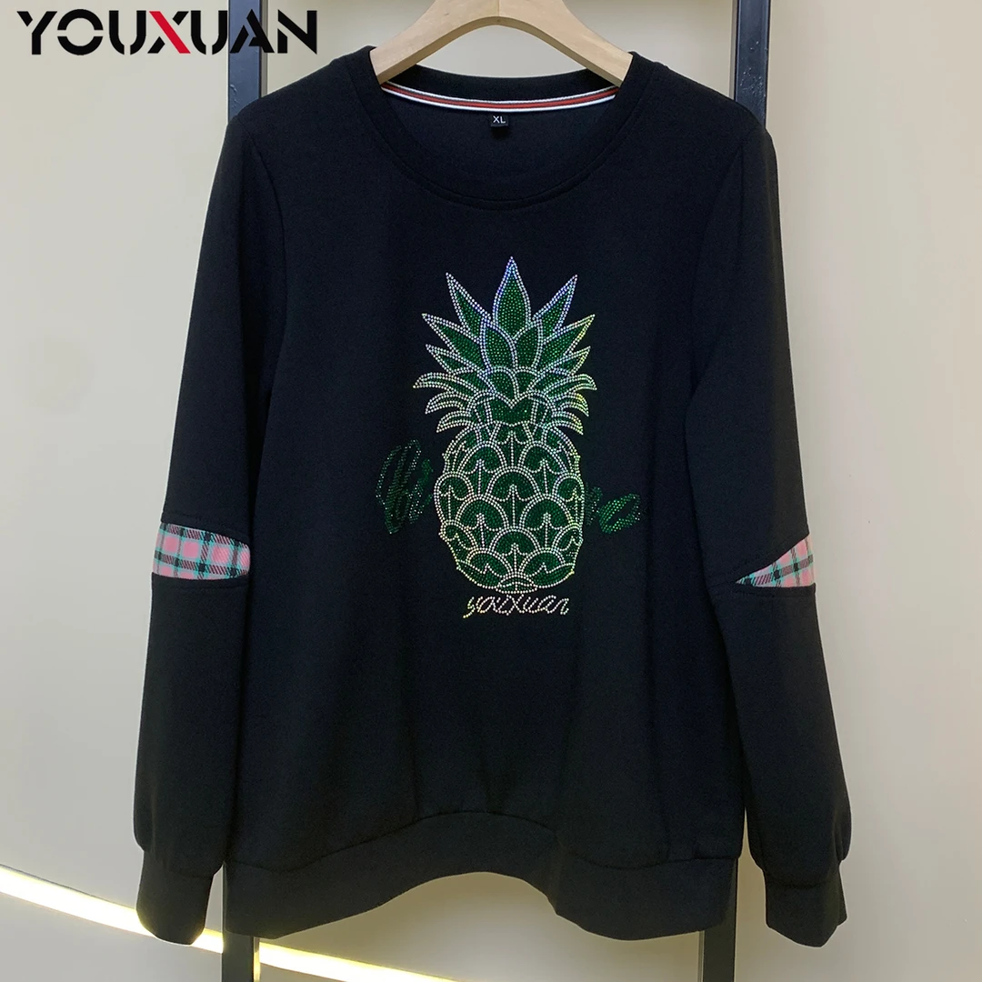 【初秋】2023秋冬百搭韩版上衣时尚休闲宽松长袖圆领女士卫衣85031.