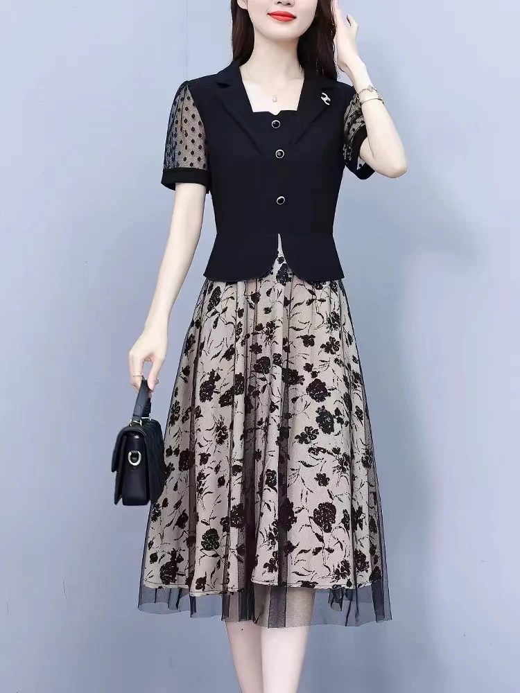 【801-850】凌九设计风时尚连衣裙女