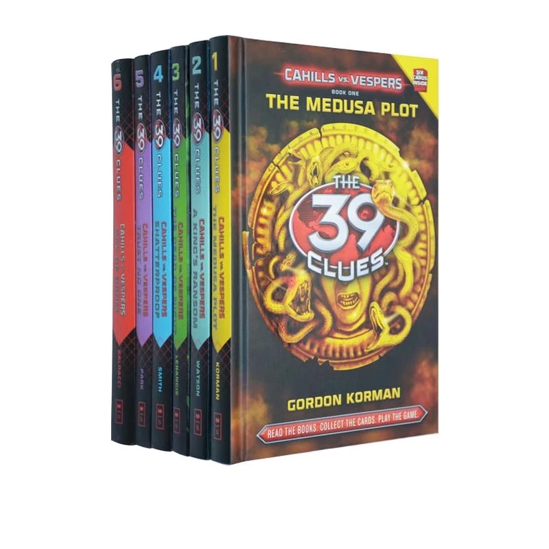 英文原版 The 39 Clues Cahills Vs Vespers系列6册精装 39条线索