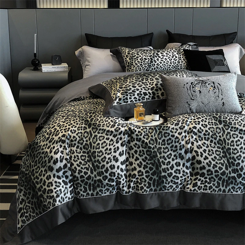 140支长绒棉印花四件套帕丽斯