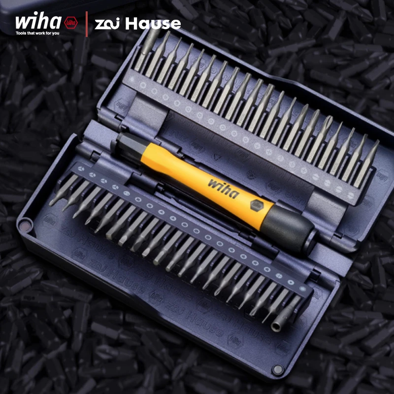 威汉宅好家防静电精密螺丝刀德国进口把手40合1批头拆机维修