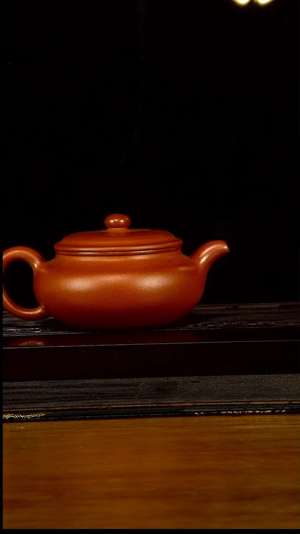 【闪购商品】紫砂茶壶230cc黄龙山原矿朱泥扁古9