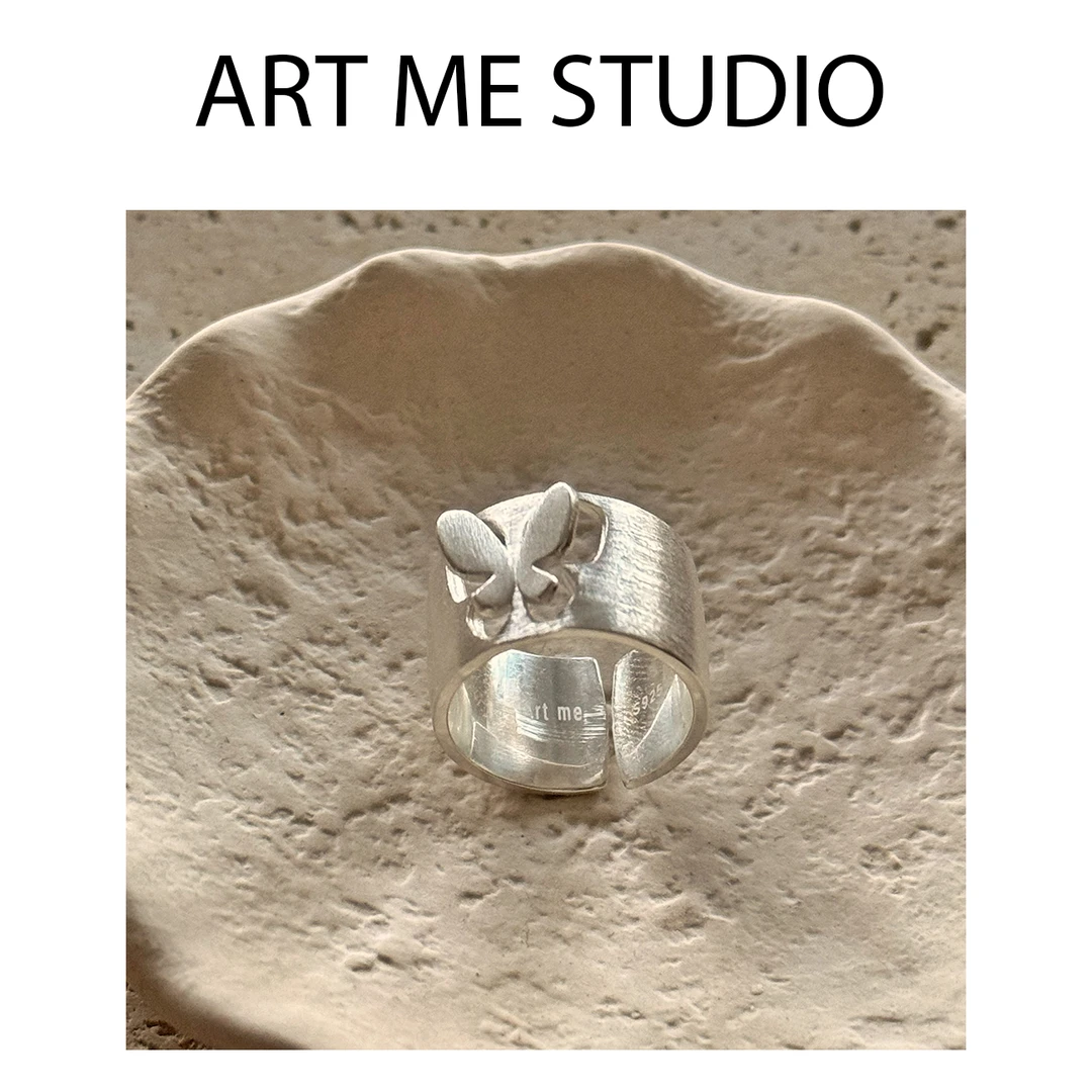 合金亚克力戒指 『Hello Art Me』【蝴蝶戒指】可爱小众简约czhl13