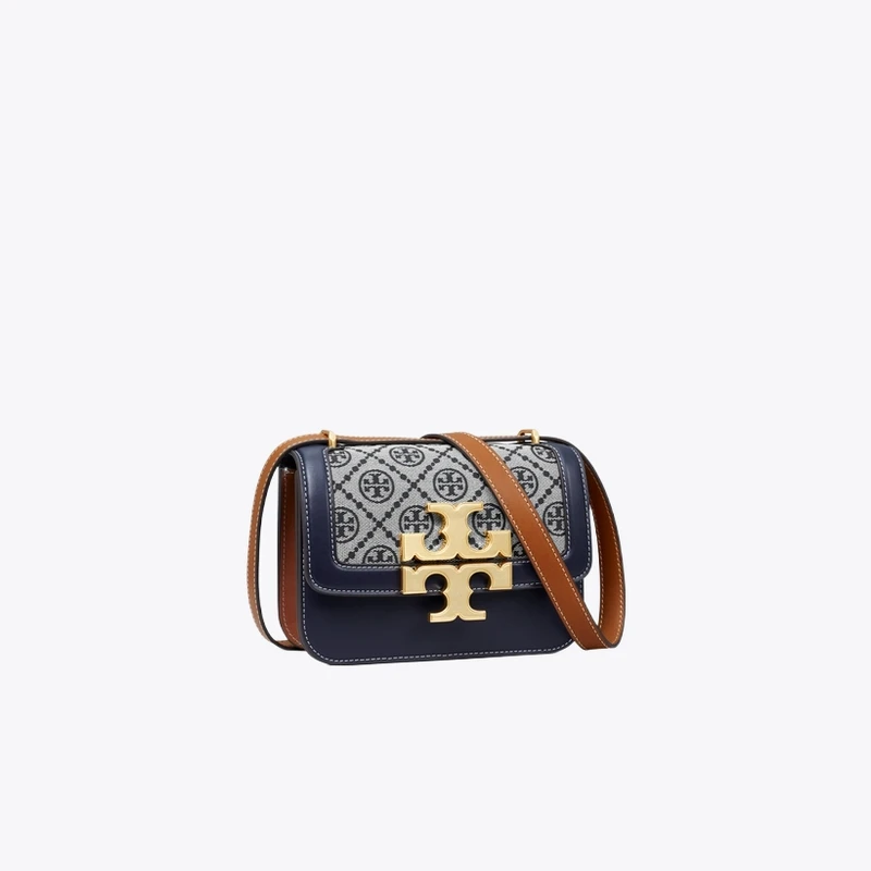 【默认划痕微瑕】ToryBurch/汤丽柏琦专柜海军蓝金砖151309