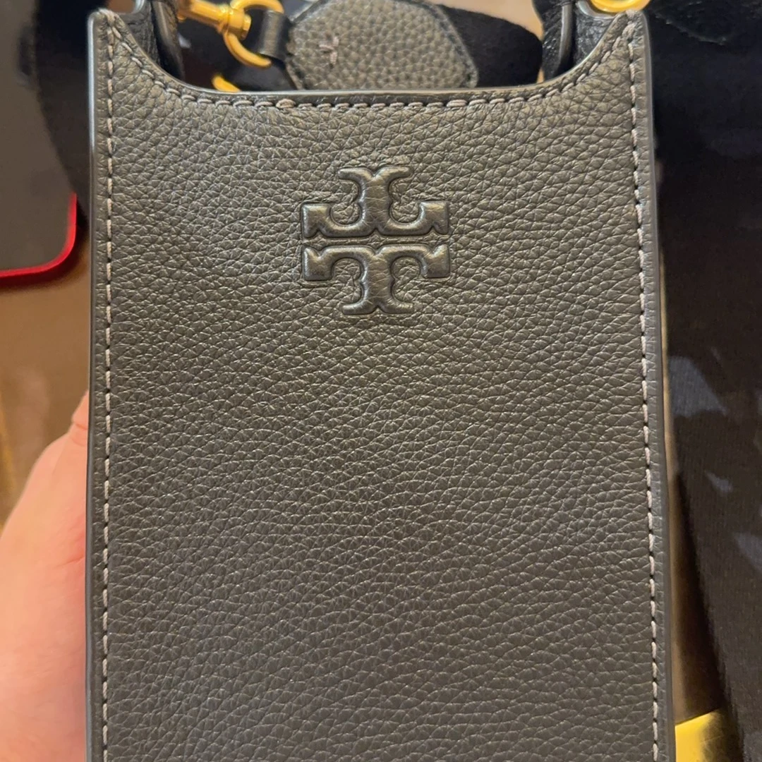 【预售】ToryBurch/汤丽柏琦店内现采Thea黑色流苏手机包146464