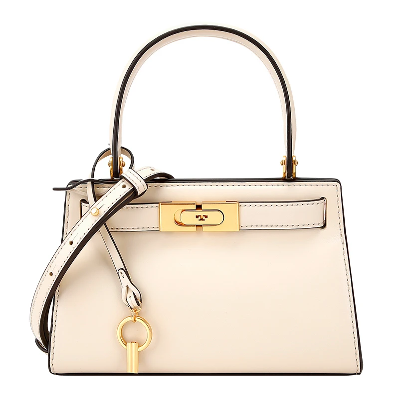 TORY BURCH/汤丽柏琦专柜Lee 奶白手提单肩斜挎包56912