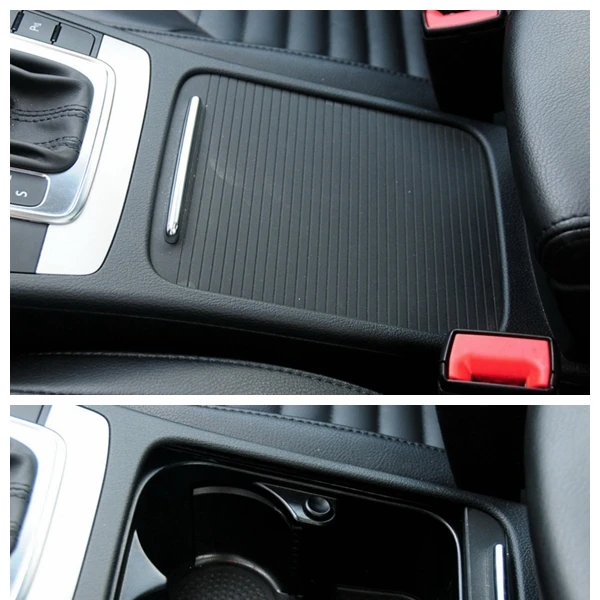 适配大众迈腾B6/B7/CC中央储物盖水杯架盖板扶手箱储物盒拉帘杯架