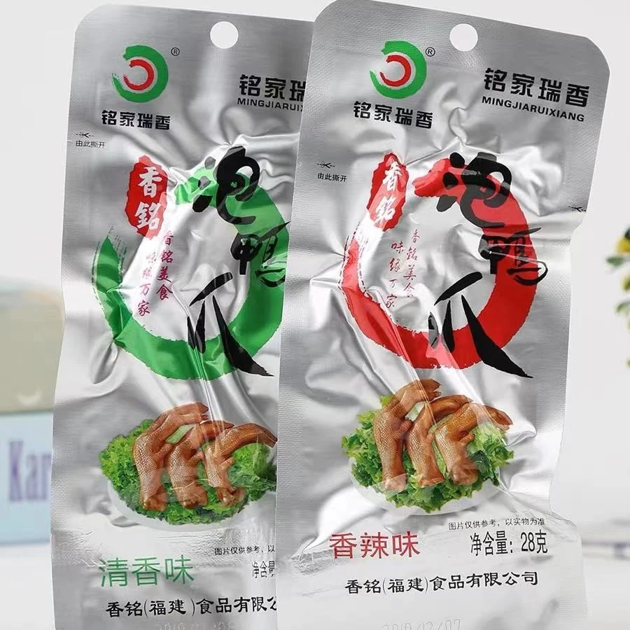 龙岩特产铭家瑞香泡鸭爪28克×30包