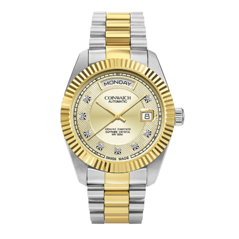 COINWATCH/科因沃奇皇家系列瑞士全自动机械机芯腕表C109TCDW