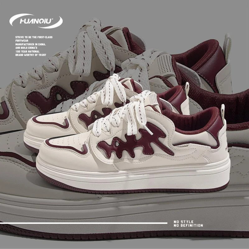 环球小白鞋男鞋2023新款春秋款韩版潮流百搭运动鞋子男休闲板鞋男