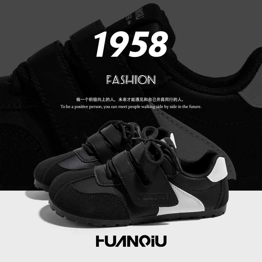 环球小白鞋女款2025秋季爆款高颜值休闲女鞋小众百搭配裙子德训鞋