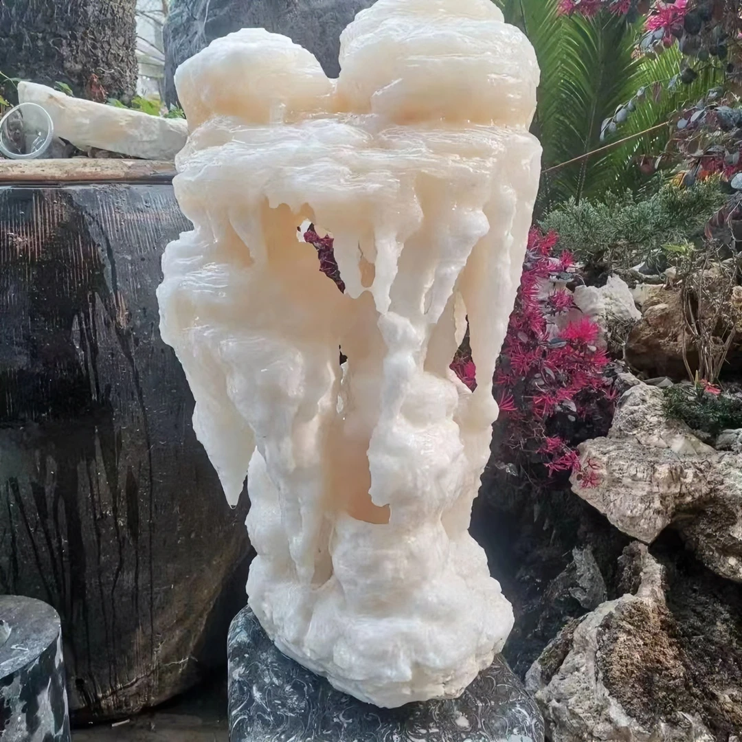 喀斯特钟乳石山水摆件造景鱼缸水族精品摆件客厅简约风天然家居