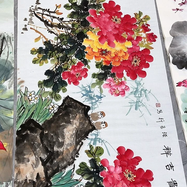 三个张画廊直播间