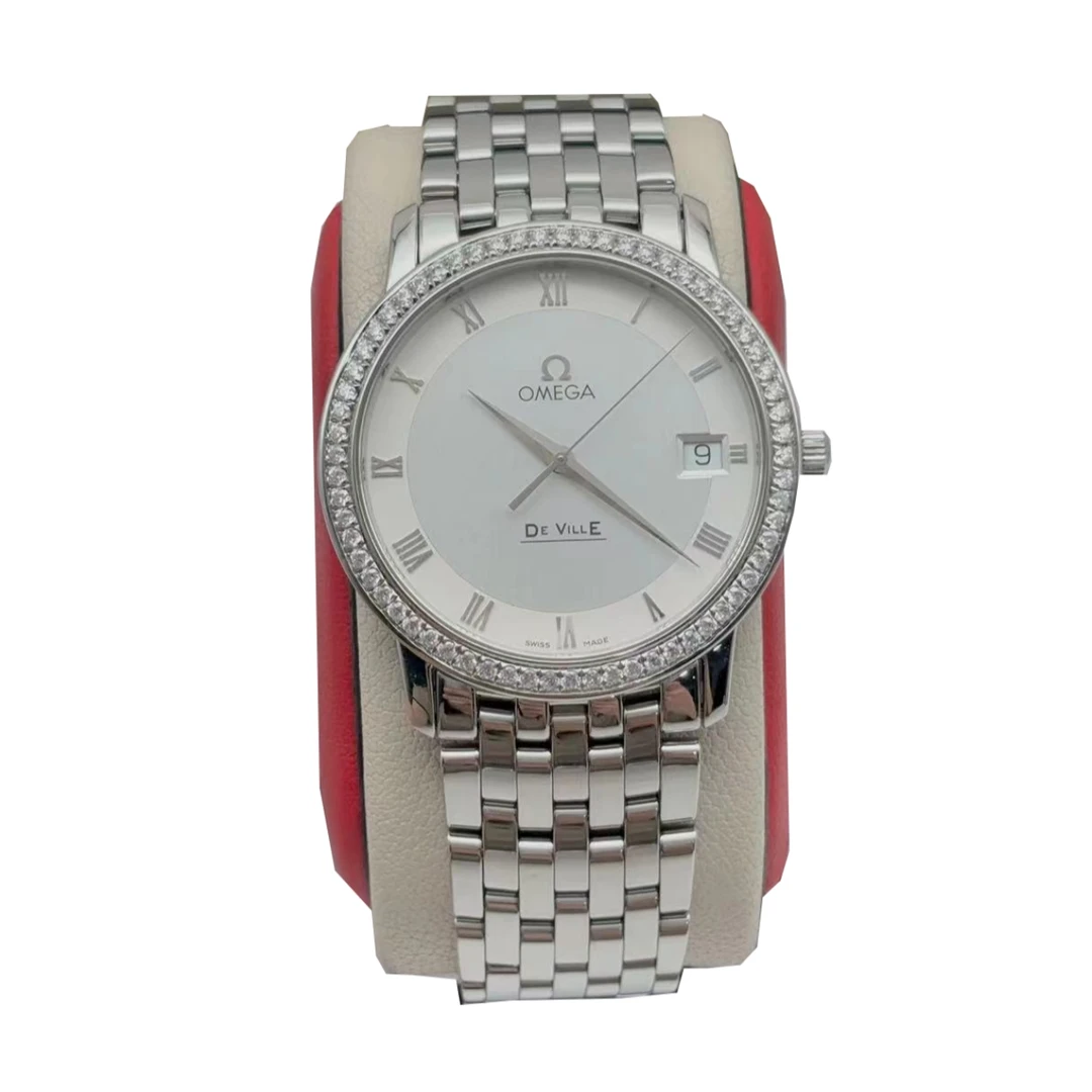 95新 Omega/欧米茄 34.5mm 欧米茄 碟飞系列 经典石英男女腕表