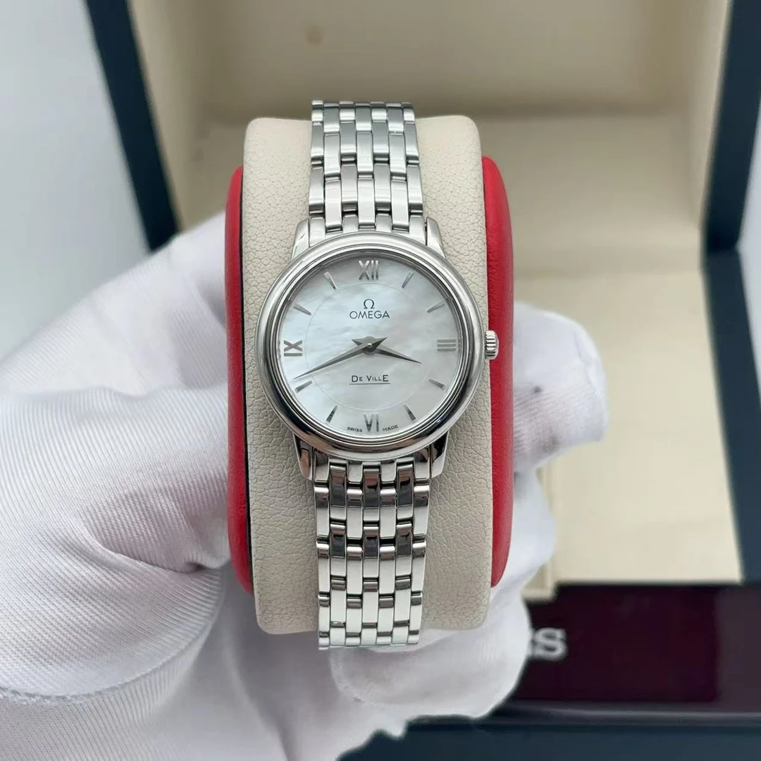 95新 Omega/欧米茄 27.4mm碟飞石英女士腕表