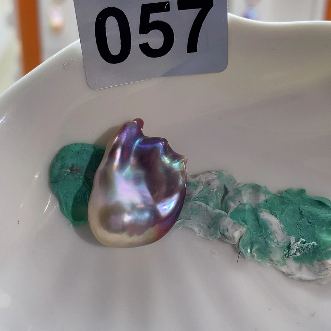 淡水珍珠颈饰银S925镶嵌爱***花